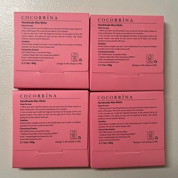 4 Pack Scented Wax Melts Raspberry Musk - Picture 2 of 6